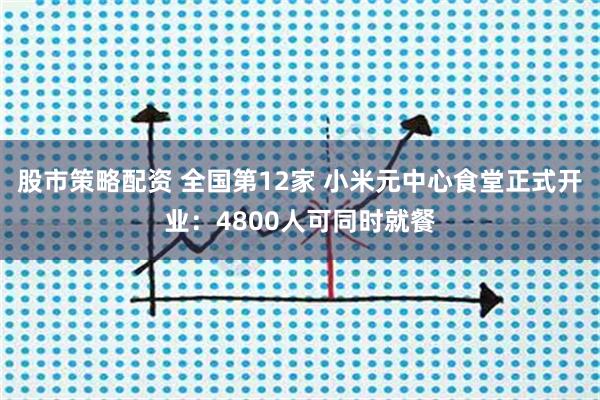 股市策略配资 全国第12家 小米元中心食堂正式开业：4800人可同时就餐