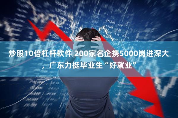 炒股10倍杠杆软件 200家名企携5000岗进深大，广东力挺毕业生“好就业”